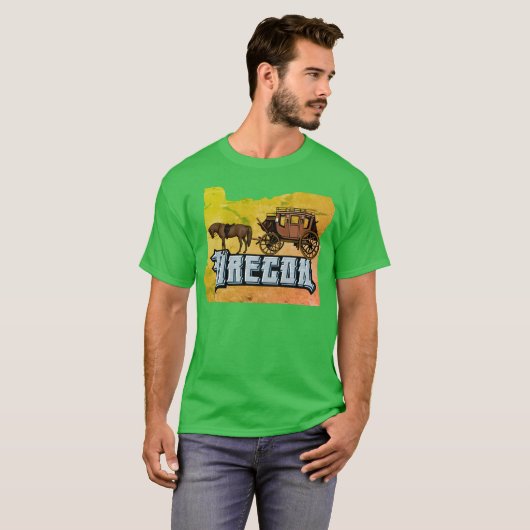 T-shirt des pistes de l'Oregon (Devant entier)