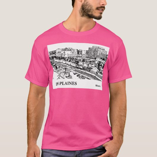 T-shirt Des Plaines Illinois (Devant)