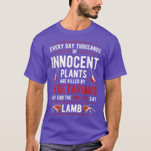 T-shirt Des plantes Tués Par Des Végétariens Mettent Fin À