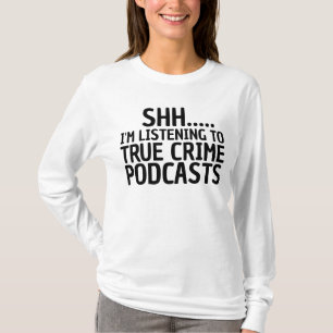 T-SHIRT DES PODCASRS POUR CRIME VRAI