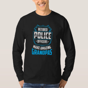 T-shirt Des policiers retraités font des grands pas Extrao
