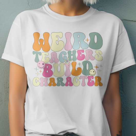T-shirt Des professeurs bizarres construisent des personna