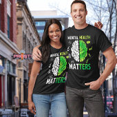 T-shirt des questions de santé mentale
