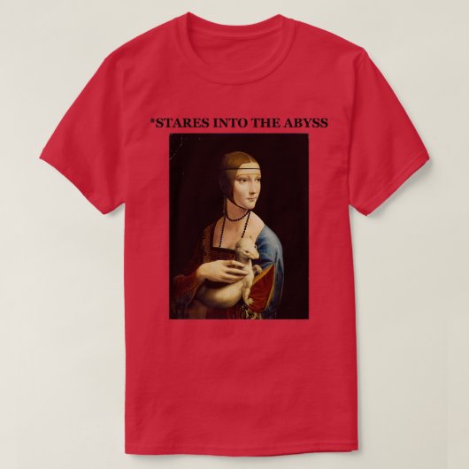 T-shirt Des regards dans l'abîme (Design devant)