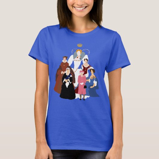 T-shirt des Reines d'Angleterre (Devant)