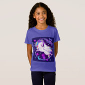 T-shirt des rêves de licorne magique (Devant entier)