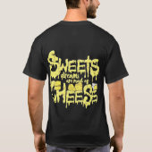 T-shirt Des rêves sucrés sont faits de fromage (Dos)