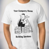 T-shirt des services de construction