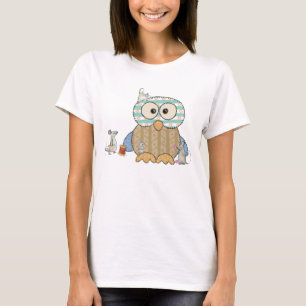 T-shirt Des souris coudre à chouette