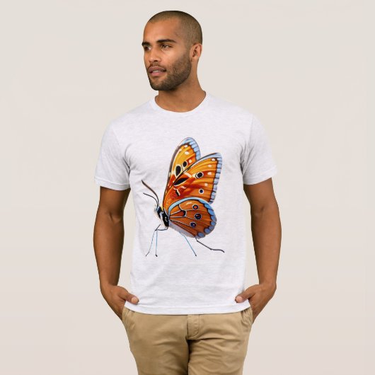 T-shirt des spécimens de papillons scientifiques (Devant entier)