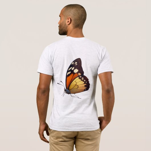 T-shirt des spécimens de papillons scientifiques (Dos entier)