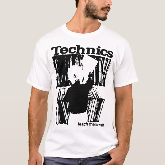 T-SHIRT DES TECHNIQUES - ENSEIGNEZ-LES BIEN (Devant)