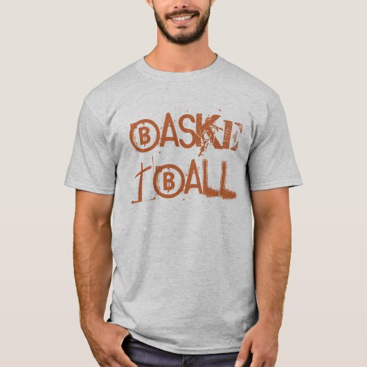 T-shirt des textes de basket-ball (Devant)