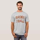 T-shirt des textes de basket-ball (Devant entier)