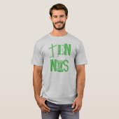 T-shirt des textes de TENNIS (Devant entier)