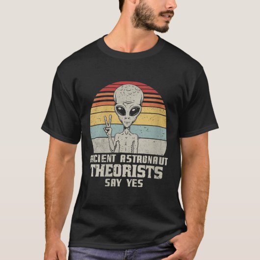 T-shirt Des Théoristes D'Astronautes Anciens Disent Oui (Devant)