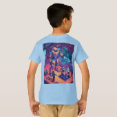 T-shirt Des vengeurs dans un environnement urbain dense (Dos entier)