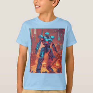 T-shirt Des vengeurs dans un environnement urbain dense