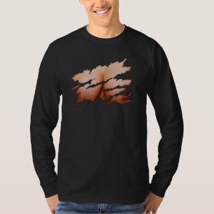 T-shirt Des vêtements déchirés révélant l'illusion de la p