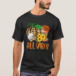 T-shirt Des Vibes Automatiques Et Ce Citrouille Lunch Lady