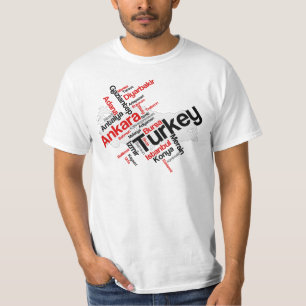 T-shirt des villes de Turquie