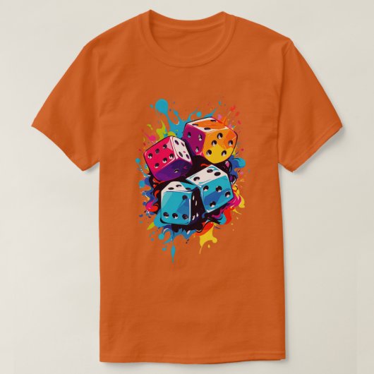 T-shirt Dés Vintage (Design devant)