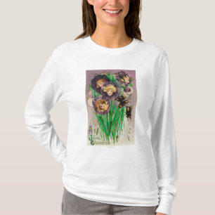 T-shirt Des violences de Pâques jolies avec des femmes en