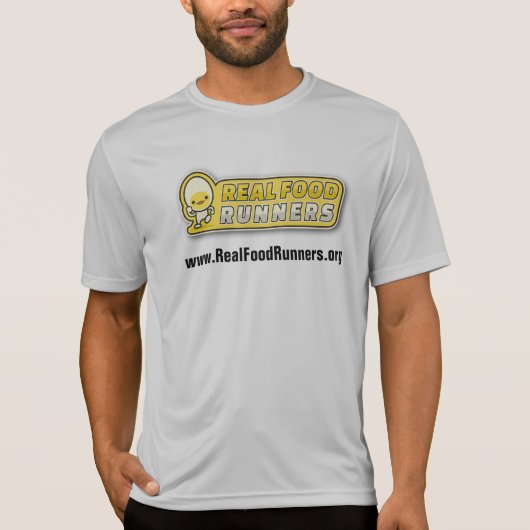 T-shirt des vrais coureurs alimentaires (Devant)