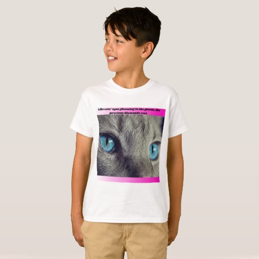 T-shirt Des yeux luisants (Devant entier)