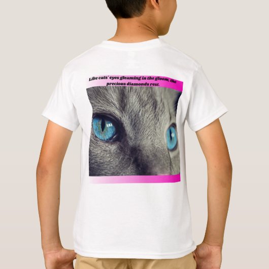 T-shirt Des yeux luisants (Dos)