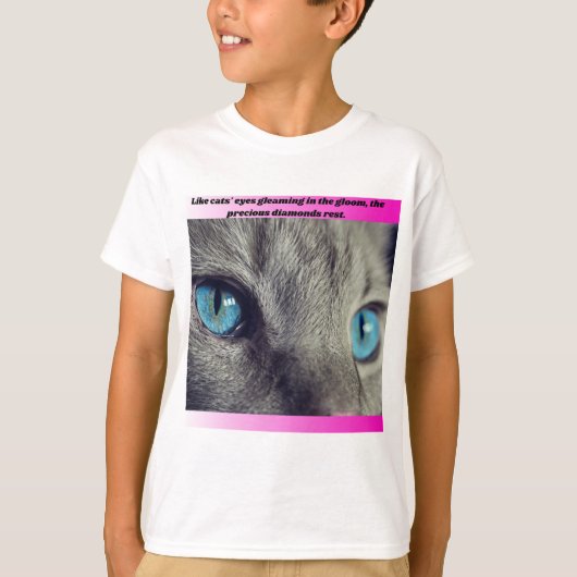 T-shirt Des yeux luisants (Devant)