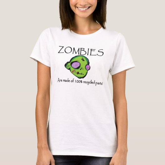 T-shirt Des zombis sont faits de pièces réutilisées par (Devant)