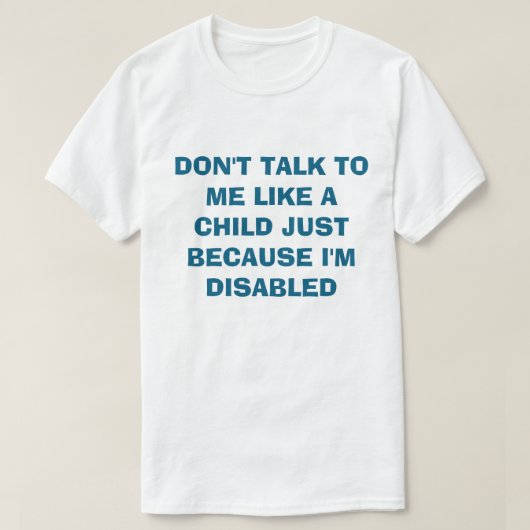 T-shirt Désactivé (Design devant)