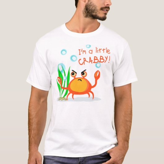 T-shirt désagréable de crabe (Devant)