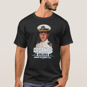 T-shirt Desantis Airline vous apporte la frontière Martha