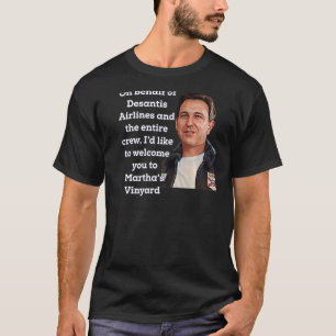 T-shirt Desantis Airline vous apporte la frontière Martha