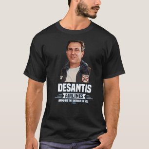 T-shirt Desantis Airline vous apporte la frontière Martha