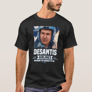 T-shirt Desantis Airline vous apporte la frontière Martha