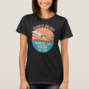 T-shirt DeSantis Airlines Chemise Marthas Vignoble Politiq