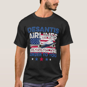 T-shirt Desantis Airlines Cool Journée commémorative du mè