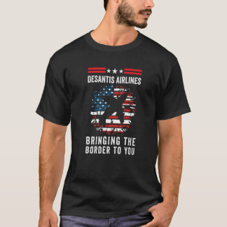 T-shirt DeSantis Airlines Retro USA Flag DeSantis Airline