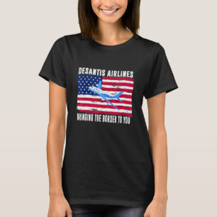 T-shirt DeSantis Airlines Vous Transporte La Frontière_38