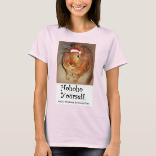 T-shirt désapprobateur de Hoho de Noël de lapin