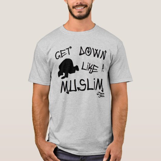 T-shirt Descendez comme un musulman (Devant)