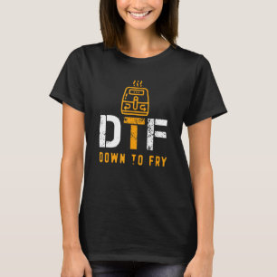 T-shirt Descendre vers le bas pour frire