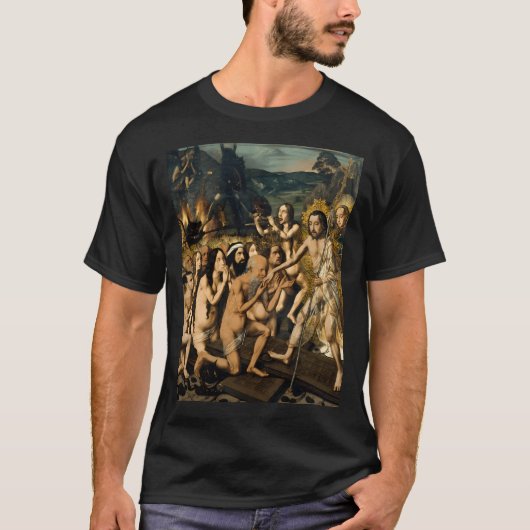 T-shirt Descente Du Christ Dans Le Limbo Par Bartolome Ber (Devant)