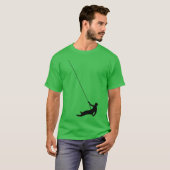 T-shirt Descente en rappel rétro (Devant entier)