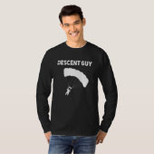 T-shirt Descente Guy Skydiver Parachutisme (Devant entier)