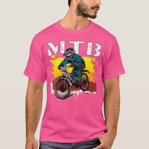 T-shirt Descente Montagne Vélo Mtb Roue Course Bmx