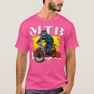 T-shirt Descente Montagne Vélo Mtb Roue Course Bmx